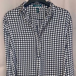 Lauren Ralph Lauren Houndstooth Blouse